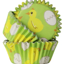 Best PME Cupcake Vormpjes Paaskuikens Ø50mm 30st.