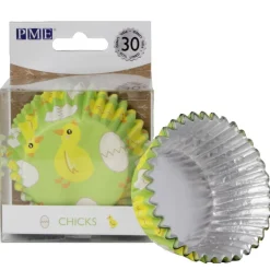 Best PME Cupcake Vormpjes Paaskuikens Ø50mm 30st.