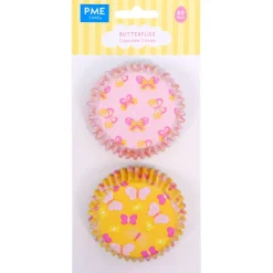 Outlet PME Cupcake Vormpjes Vlinder Ø52mm 60st.