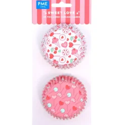 Online PME Cupcake Vormpjes Zoete Liefde Ø52mm 60st.
