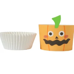 Sale PME Halloween Cupcake Vormpjes Pompoenlantaarn Ø45mm 12st.