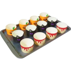 Sale PME Halloween Cupcake Vormpjes Pompoenlantaarn Ø45mm 12st.