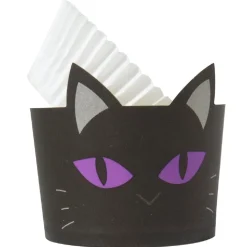 Sale PME Halloween Cupcake Vormpjes Zwarte Kat Ø45mm 12st.