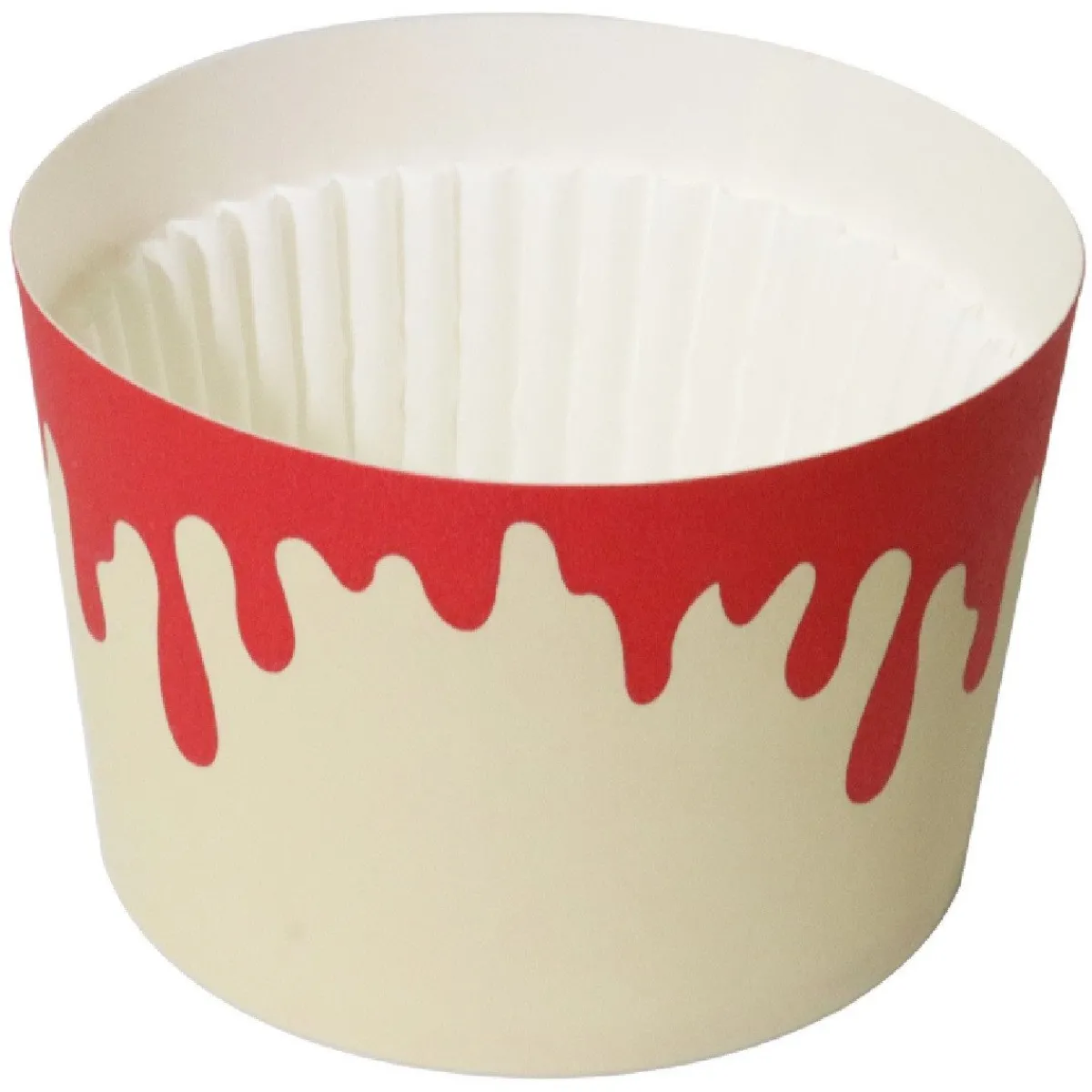 New PME Halloween Cupcake Vormpjes Druppelend Bloed Ø45mm 12st**