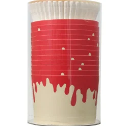 New PME Halloween Cupcake Vormpjes Druppelend Bloed Ø45mm 12st**