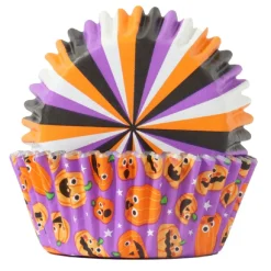 Best PME Halloween Cupcake Vormpjes Pompoenfeest Ø52mm 60st.
