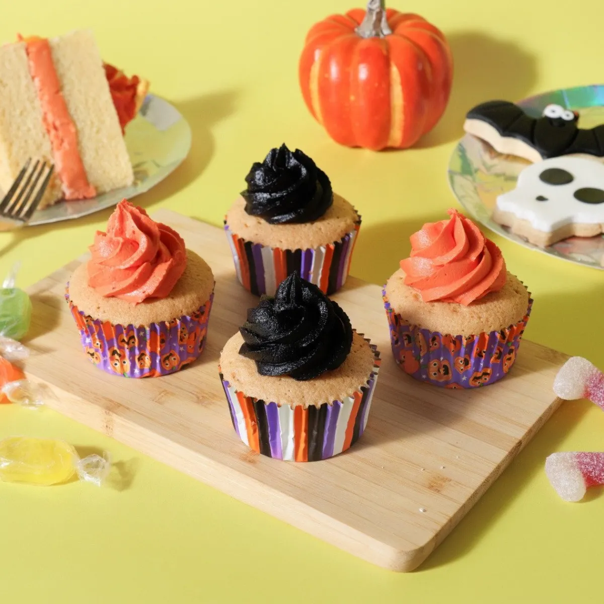 Best PME Halloween Cupcake Vormpjes Pompoenfeest Ø52mm 60st.