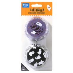 Outlet PME Halloween Cupcake Vormpjes Griezelige Geesten Ø52mm 60st
