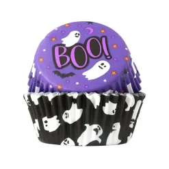 Outlet PME Halloween Cupcake Vormpjes Griezelige Geesten Ø52mm 60st