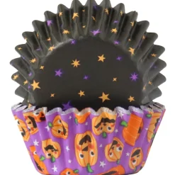 Clearance PME Halloween Mini Cupcake Vormpjes Pompoenfeest Ø33mm 60st.