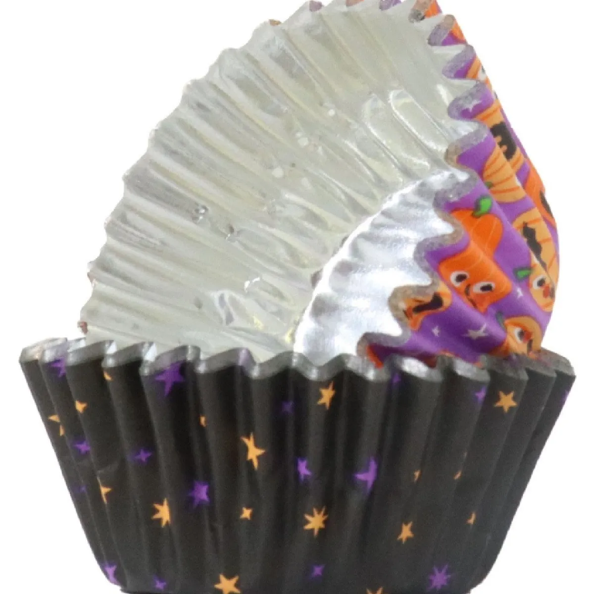 Clearance PME Halloween Mini Cupcake Vormpjes Pompoenfeest Ø33mm 60st.