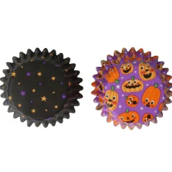 Clearance PME Halloween Mini Cupcake Vormpjes Pompoenfeest Ø33mm 60st.
