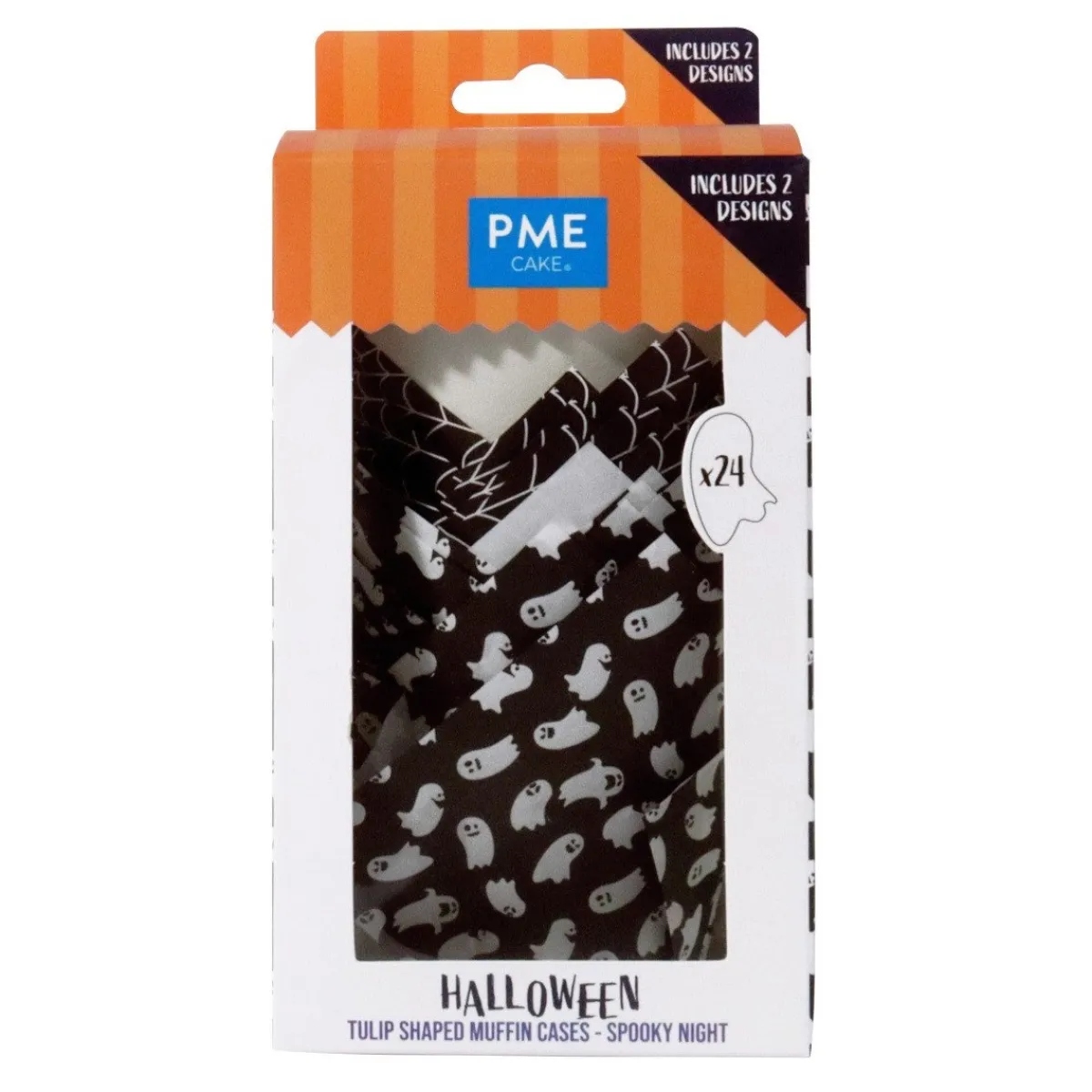 Clearance PME Halloween Muffin Cups Griezelige Nacht 24st.