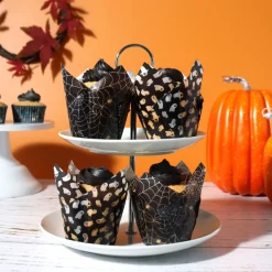 Clearance PME Halloween Muffin Cups Griezelige Nacht 24st.