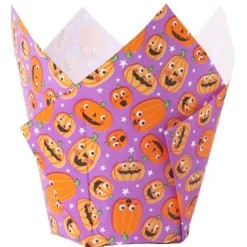 Online PME Halloween Muffin Cups Pompoenfeest 24st.