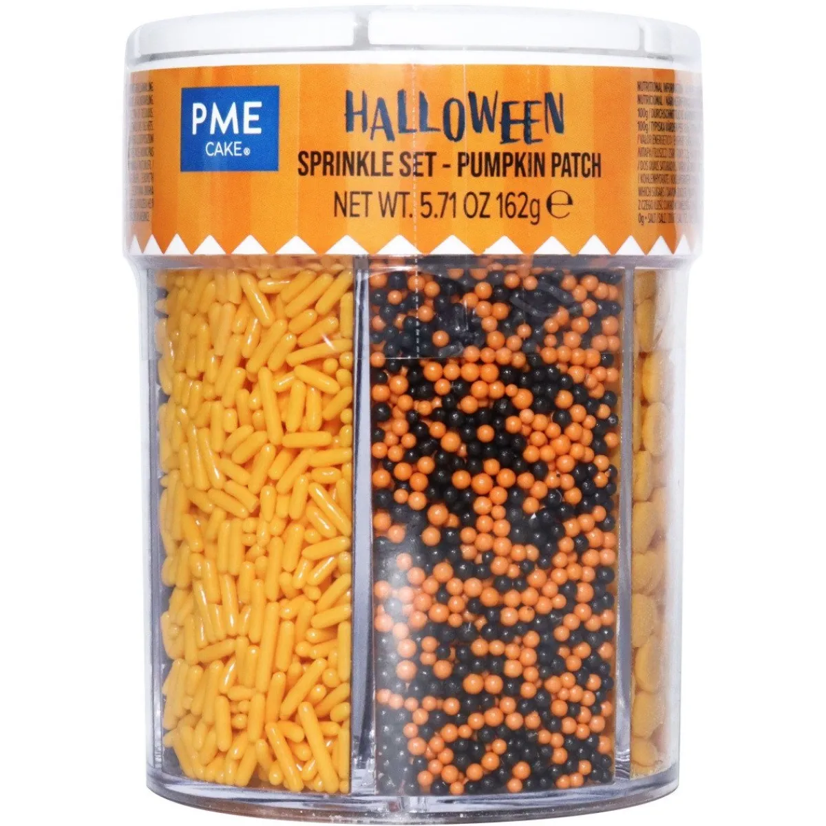 Online PME Halloween Sprinkle Set Pompoenveld 162g
