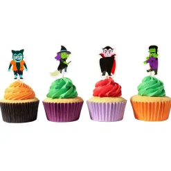 Hot PME Halloween Taartprikkers Griezelige Personages 24st.