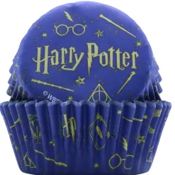 Outlet PME Harry Potter Cupcake Vormpjes Folie Goud Ø52mm 30st.