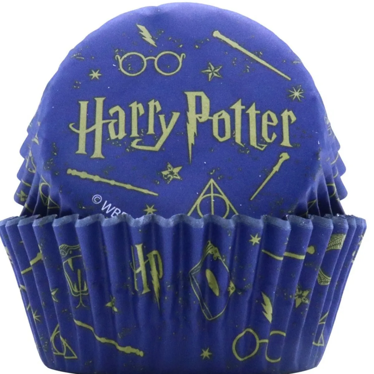 Outlet PME Harry Potter Cupcake Vormpjes Folie Goud Ø52mm 30st.