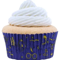Outlet PME Harry Potter Cupcake Vormpjes Folie Goud Ø52mm 30st.