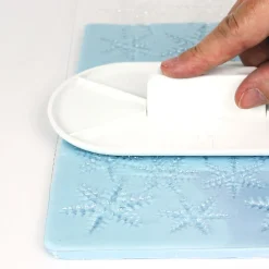 Sale PME Impression Mat Snowflake Design