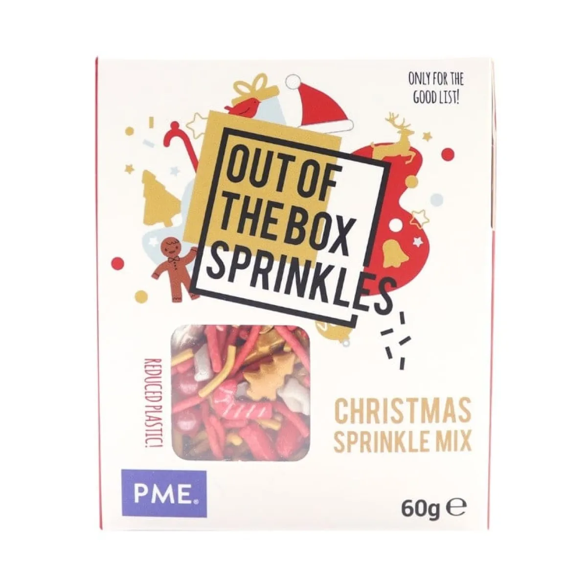 Hot PME Kerst Sprinkle Mix (Out of the Box) 60g