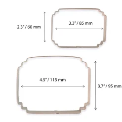 Clearance PME Koekjes Uitsteker Plaque Style 7 Set/2