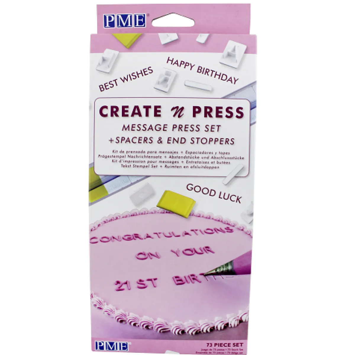 Hot PME Letters- en Cijfers stempelset