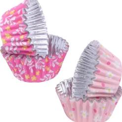 Outlet PME Mini Cupcake Vormpjes Bloemen Ø33mm 60st.