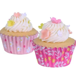 Outlet PME Mini Cupcake Vormpjes Bloemen Ø33mm 60st.