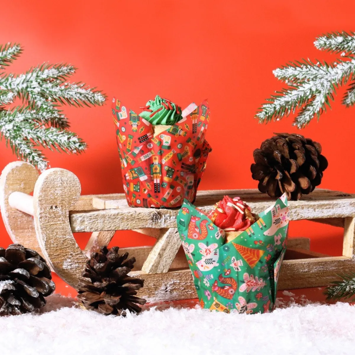 PME Muffin Cups Betoverend Bos 24st