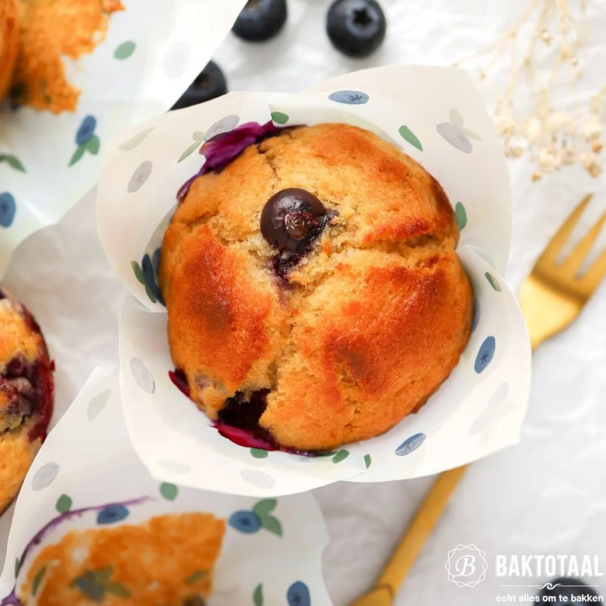 Sale PME Muffin Cups Blauwe Bessen 24st