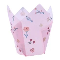 Hot PME Muffin Cups Bloemen 24st
