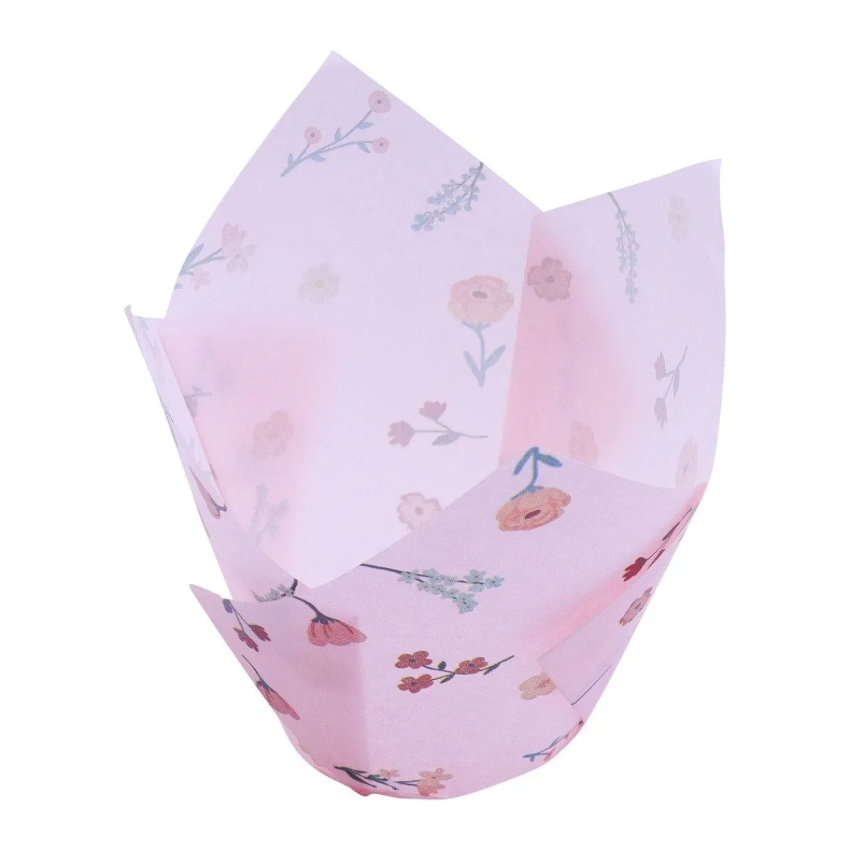 Hot PME Muffin Cups Bloemen 24st