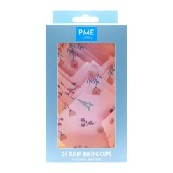 Hot PME Muffin Cups Bloemen 24st