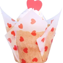 Online PME Muffin Cups Hartjes 24st.