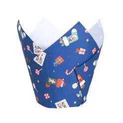 Hot PME Muffin Cups Kerstman 24st
