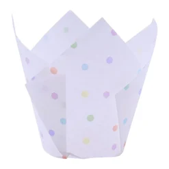 Best PME Muffin Cups Regenboog Stippen 24st