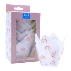 Sale PME Muffin Cups Regenboog 24st