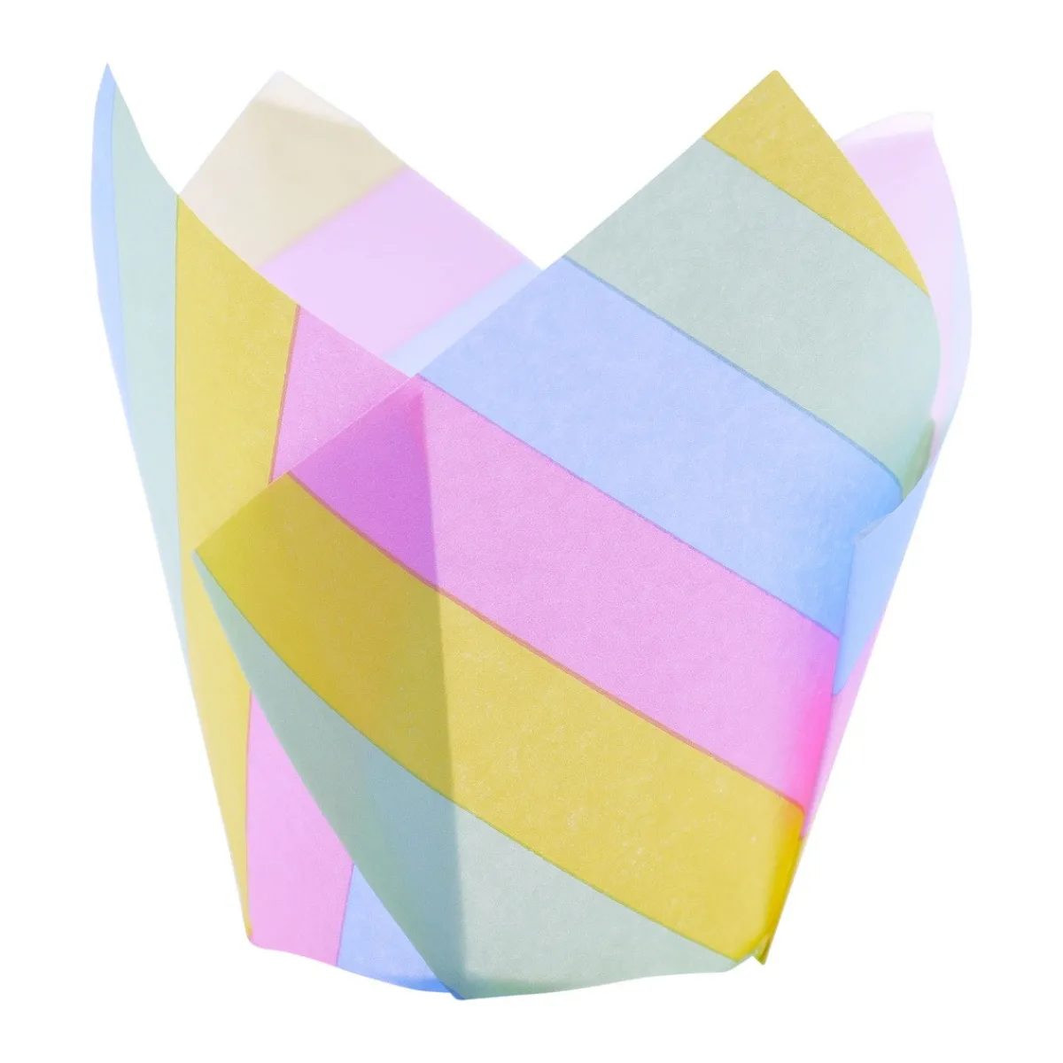 Sale PME Muffin Cups Regenboog Strepen 24st