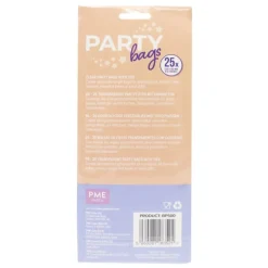Outlet PME Party Zakjes incl. Zilveren Strik 25st. 229x102mm