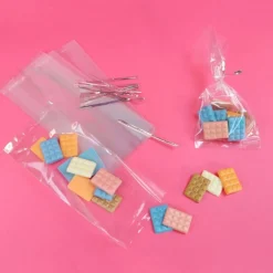 Outlet PME Party Zakjes incl. Zilveren Strik 25st. 229x102mm