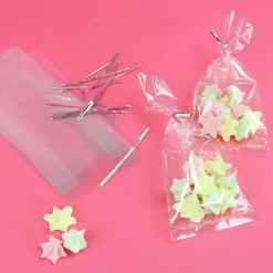 Outlet PME Party Zakjes incl. Zilveren Strik 25st. 229x102mm