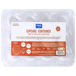 Hot PME Plastic Cupcakehouders (12) Set/3