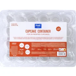 PME Plastic Cupcakehouders (24) Set/3