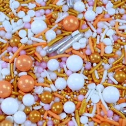 Sale PME Rose en Gouden Sprinkle Mix (Out of the Box) 60g