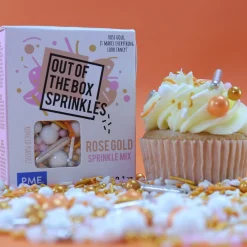 Sale PME Rose en Gouden Sprinkle Mix (Out of the Box) 60g