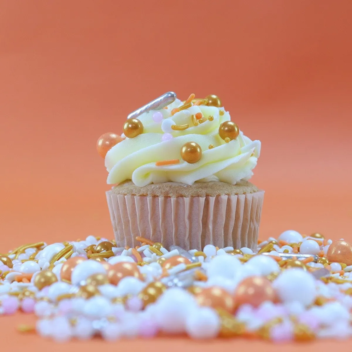 Sale PME Rose en Gouden Sprinkle Mix (Out of the Box) 60g