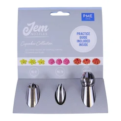 Outlet PME Spuitmondjes Cupcakes Set/3