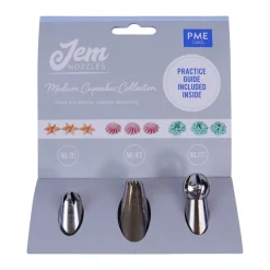 Hot PME Spuitmondjes Medium Cupcakes Set/3